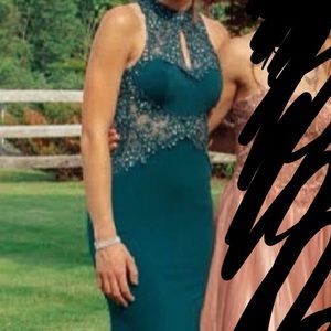 Green prom dress